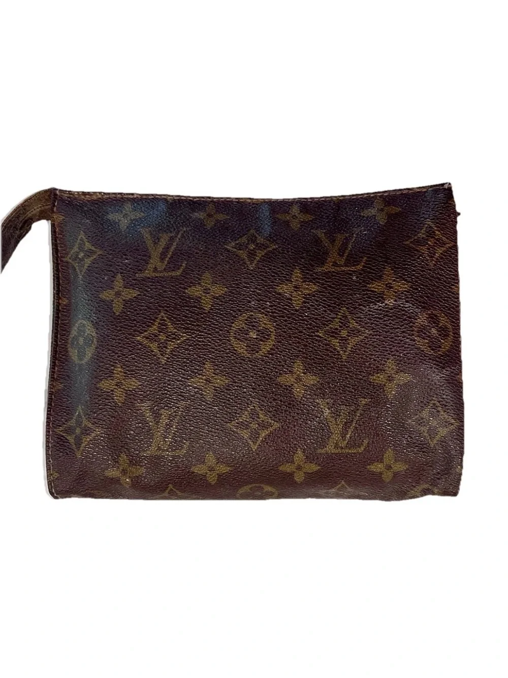 Vintage LOUIS VUITTON Monogram Poche Toilette Makeup Case Highly Collectible